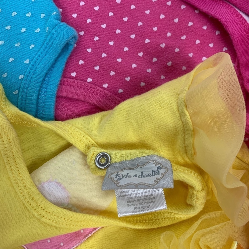 Lot of 5 Baby Girl 3-6 Month Onesie/One Piece - Picture 4 of 6